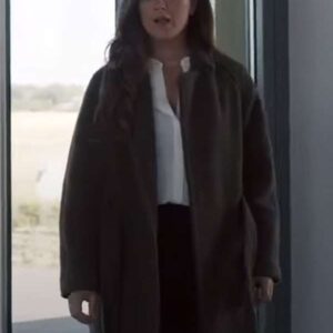 Ziva David NCIS Tony and Ziva 2025 Grey Wool Coat