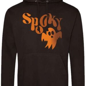 Brown Spooky Halloween Hoodie