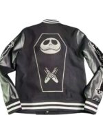 Jack Skellington The Pumpkin King Varsity Bomber Jacket