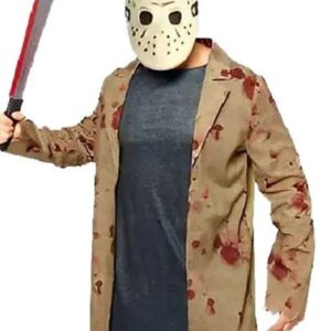 Jason Voorhees Friday the 13th Brown Costume Blazer