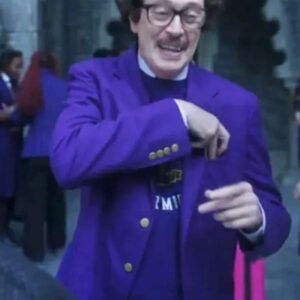 Steve Buscemi Wednesday S02 Purple Blazer