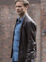 The Vampire Diaries Matthew Davis Brown Leather Jacket