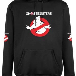 Unisex Black Ghostbusters Costume Hoodie